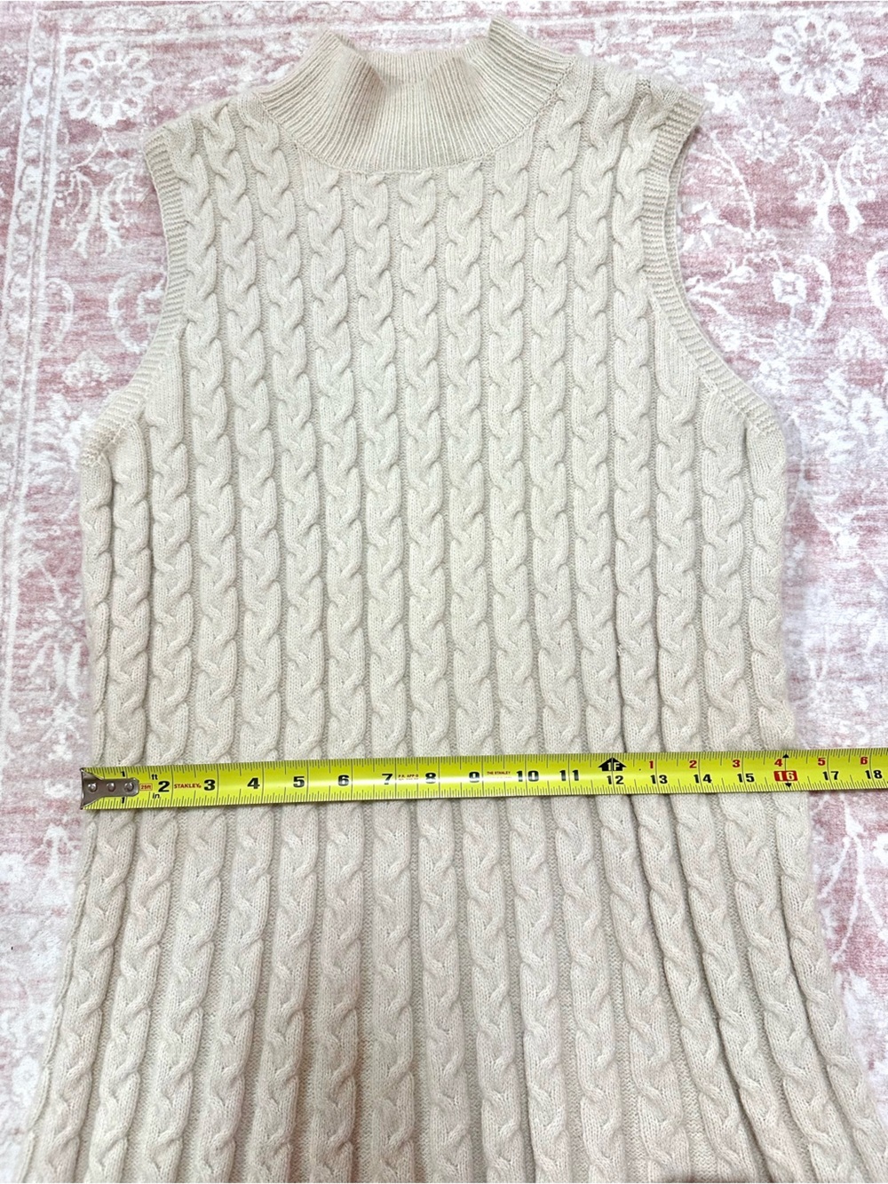 VICI 🤍 Cable Knit Sweater Dress - Picture 6 of 7